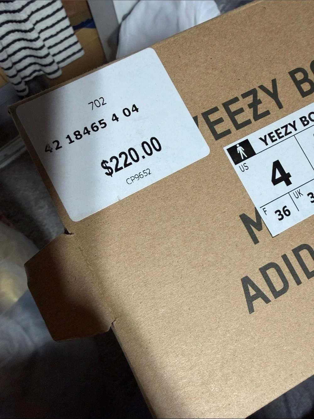 Yeezy size 4 Lavender Athletic Sneakers - Comfortable Everyday Shoes